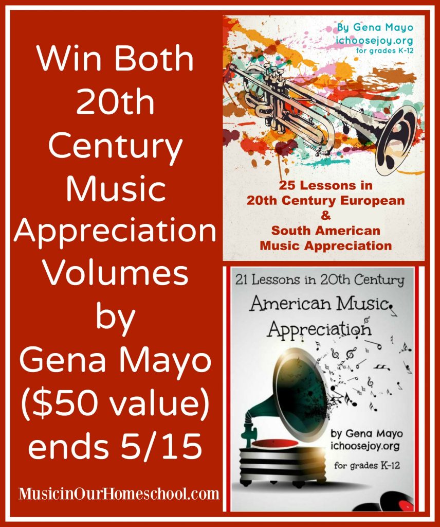 Win both Volumes of 20th Century Music Appreciation Curriculum