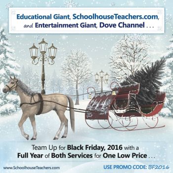 SchoolhouseTeachers.com courses and Dove Channel promotion