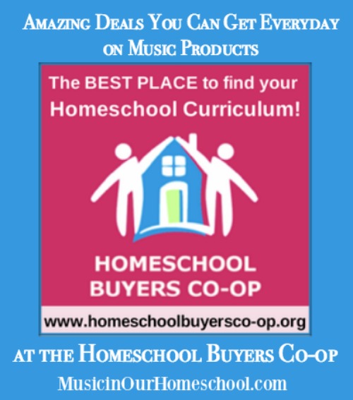 Amazing Deals You Can Get Everyday on Music Products at the Homeschool Buyers Co-op from MusicinOurHomeschool.com