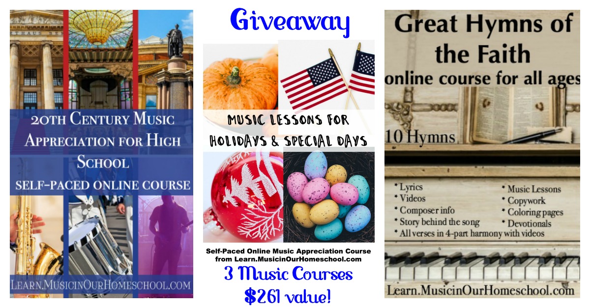 music lessons for holidays & special days and great hymns of the