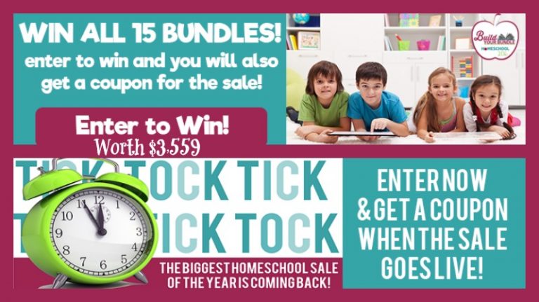 Enter to win $3,559 in Homeschool Curriculum!