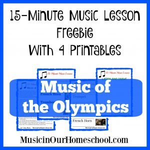 15-Minute Music Lesson Freebie with 4 Printables