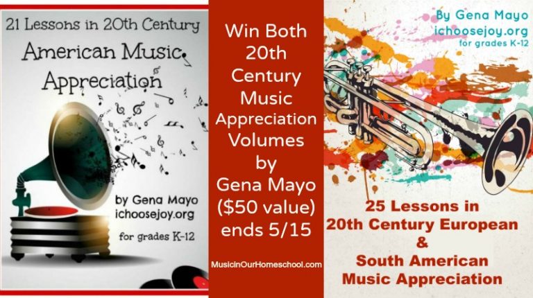 Enter to Win Both Volumes of 20th Century Music Appreciation Curriculum!