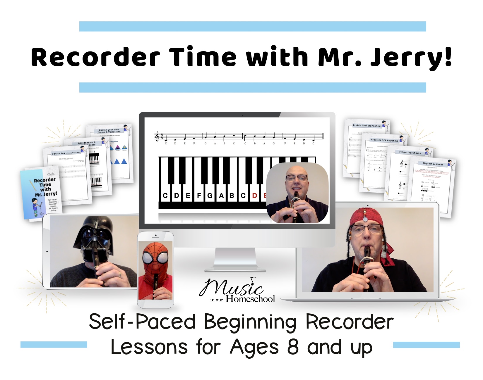 Recorder Time with Mr. Jerry beginning recorder lessons for kids