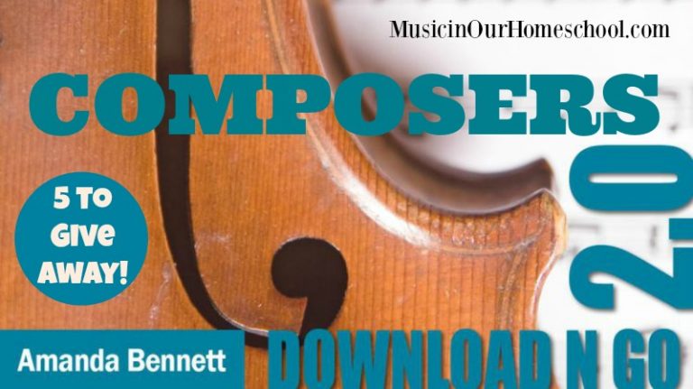 Giveaway Composers 2.0 Download N Go Unit Study By Amanda Bennett