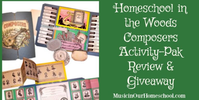 Composers Activity-Pak from Homeschool in the Woods (a review)