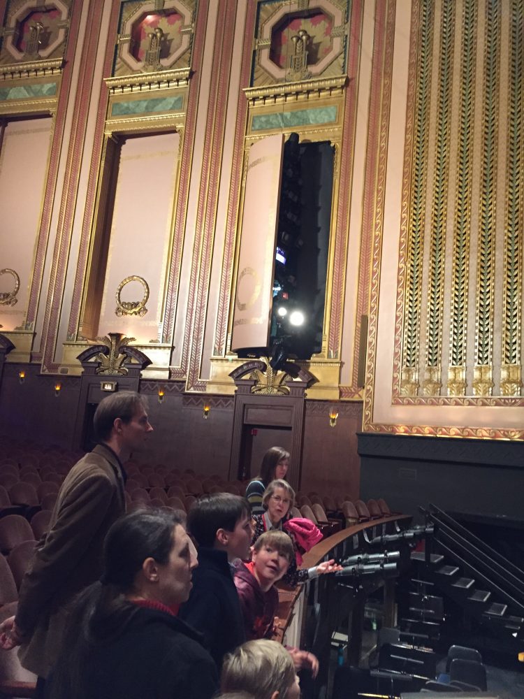 Chicago Lyric Opera theater backstage tour