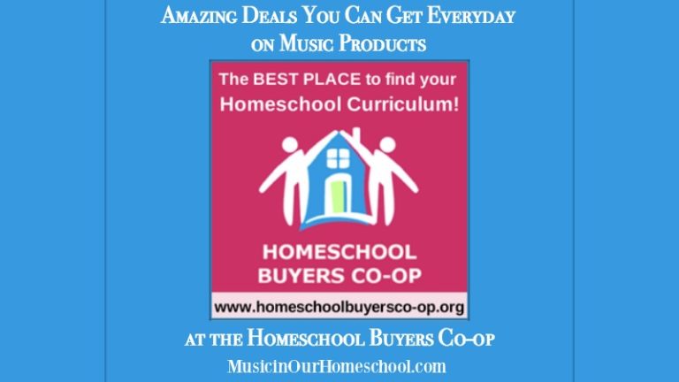 Amazing Deals You Can Get Everyday on Music Products at the Homeschool Buyers Co-op