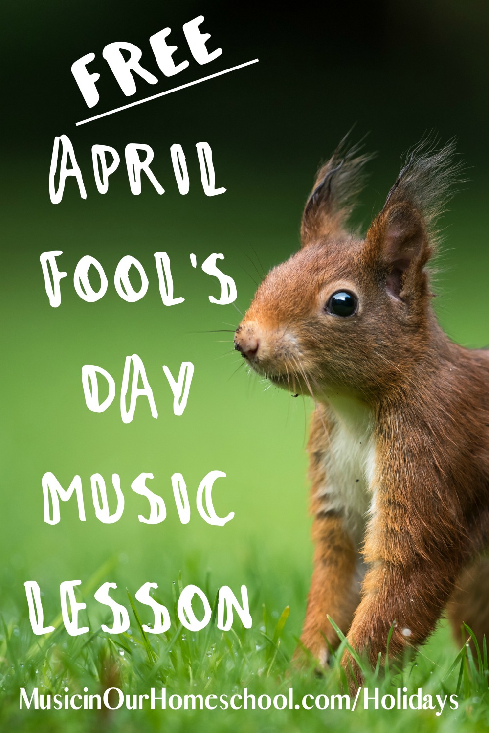 Get a free April Fools Day Music Lesson here as part of the online course "Music Lessons for Holidays & Special Days" from Learn.MusicinOurHomeschool.com #musiclesson #elementarymusiclesson #aprilfoolsday #musicinourhomeschool