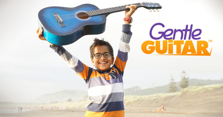 Take lessons in the comfort of your own home with Gentle Guitar (from Music in Our Homeschool)