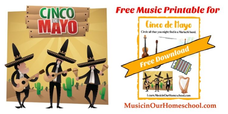 Free Music Printable for Cinco de Mayo