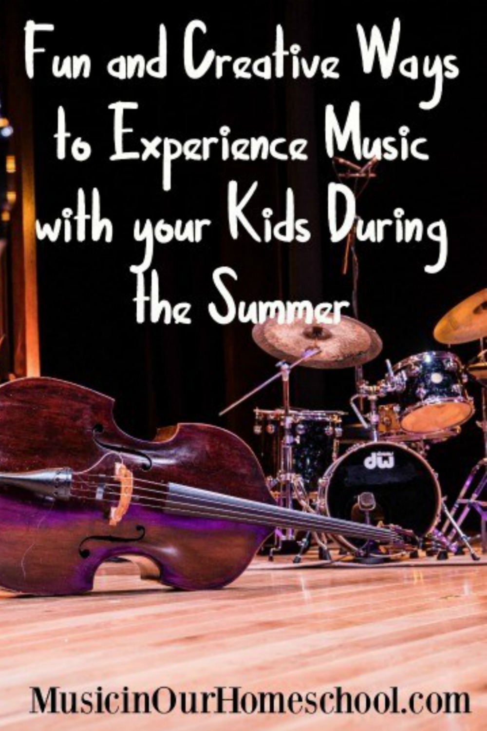 Looking for something music-related to do with your kids this summer? Check out Fun and Creative Ways to Experience Music with your Kids During the Summer #musicinourhomeschool #music #musicforkids #homeschoolmusic