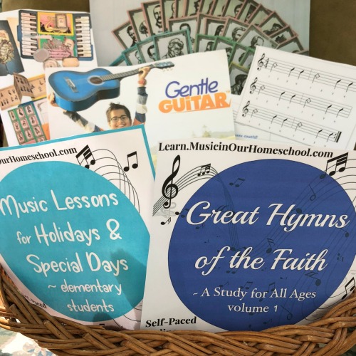Elementary Music Basket giveaway from Music in Our Homeschool