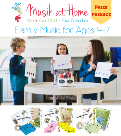 Family Music for Ages 4-7 from Musik at Home #music #musicforkids #musicathome #musikathome