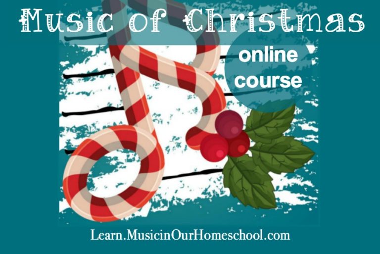 How to Experience the Music of Christmas in Your Homeschool (even if you have no time)