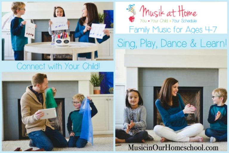 Do “Family Music for Ages 4-7” Mommy & Me Class in the comfort of your own home!