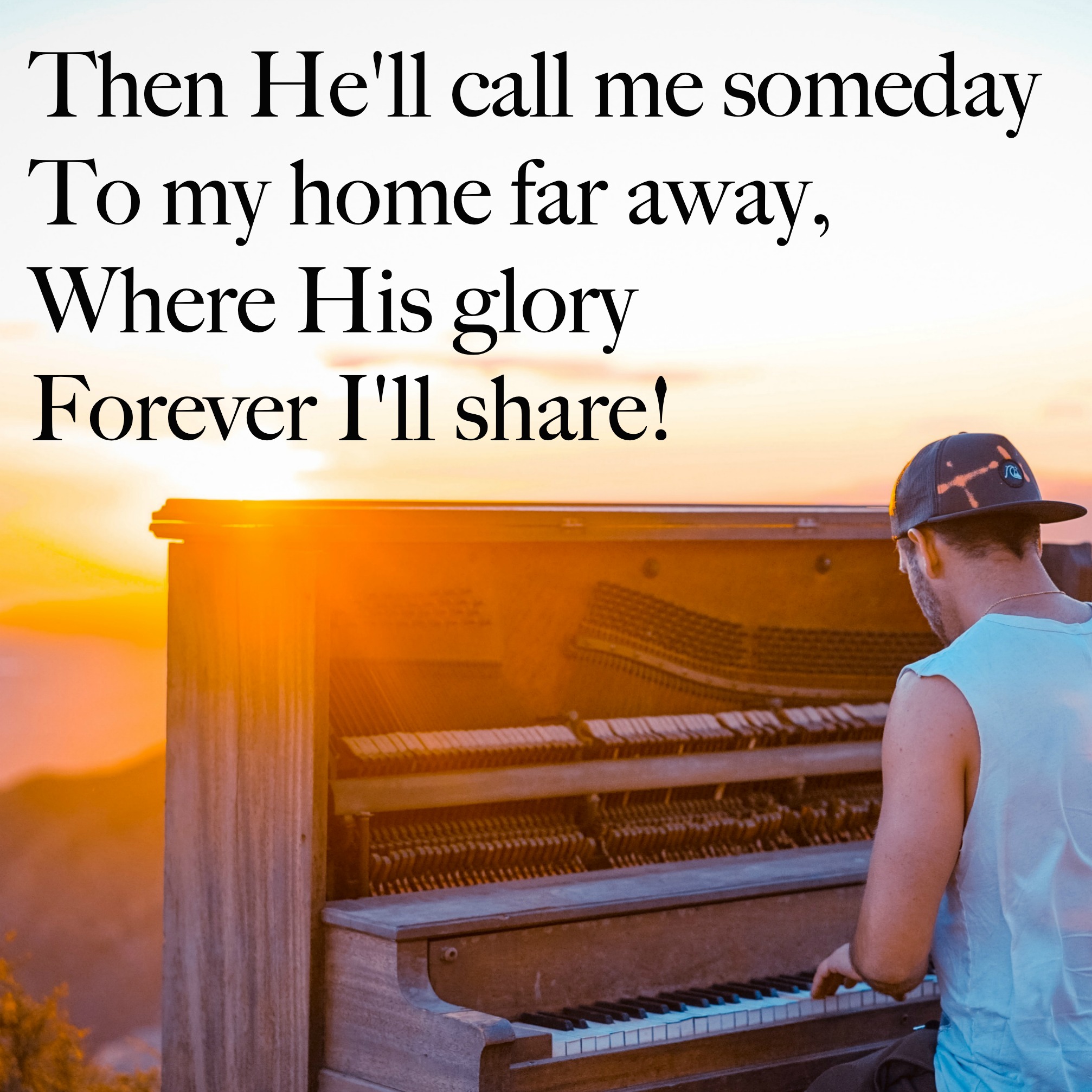 Call me someday Piano outside