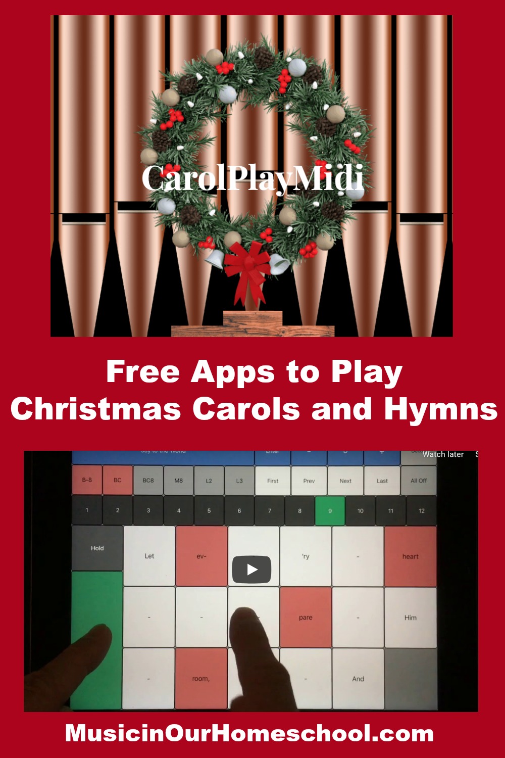 Free Apps to Play Christmas Carols and Hymns