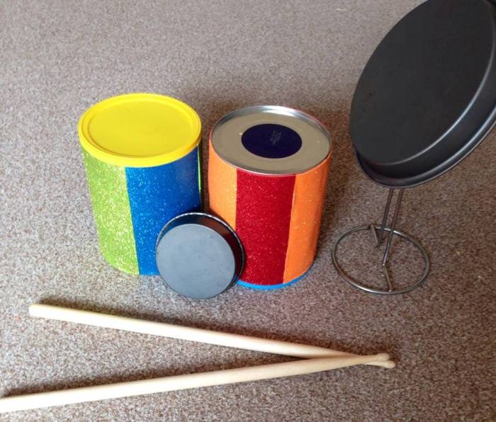 Make musical deals instruments at home