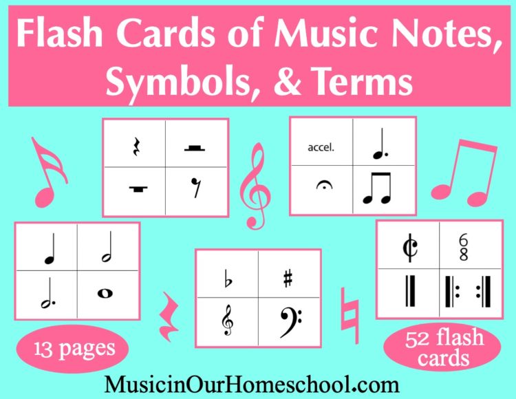 Elementary Music Fun Bundle of Activities: Flash Cards of Music Notes, Symbols, and Terms