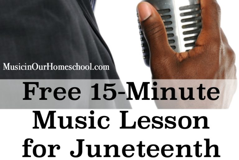 Free 15-Minute Music Lesson for Juneteenth