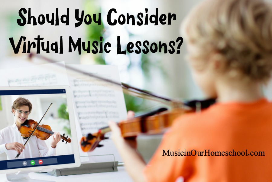 Should You Consider Virtual Music Lessons in your homeschool? See the pros and cons here.