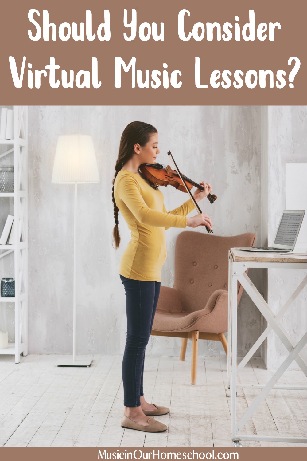Should You Consider Virtual Music Lessons in your homeschool? See the pros and cons here.