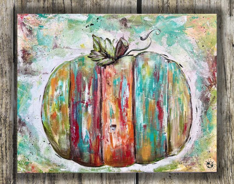 Palette Knife Pumpkin