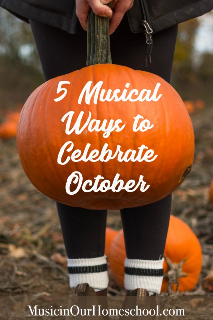 5 Musical Ways to Celebrate October, great music ed ideas for babies through high schoolers!