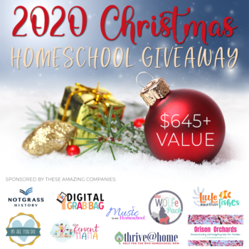 December Homeschool Giveaway