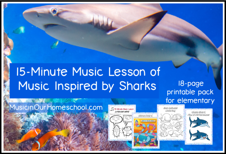 15-Minute Music Lesson of Music Inspired by Sharks