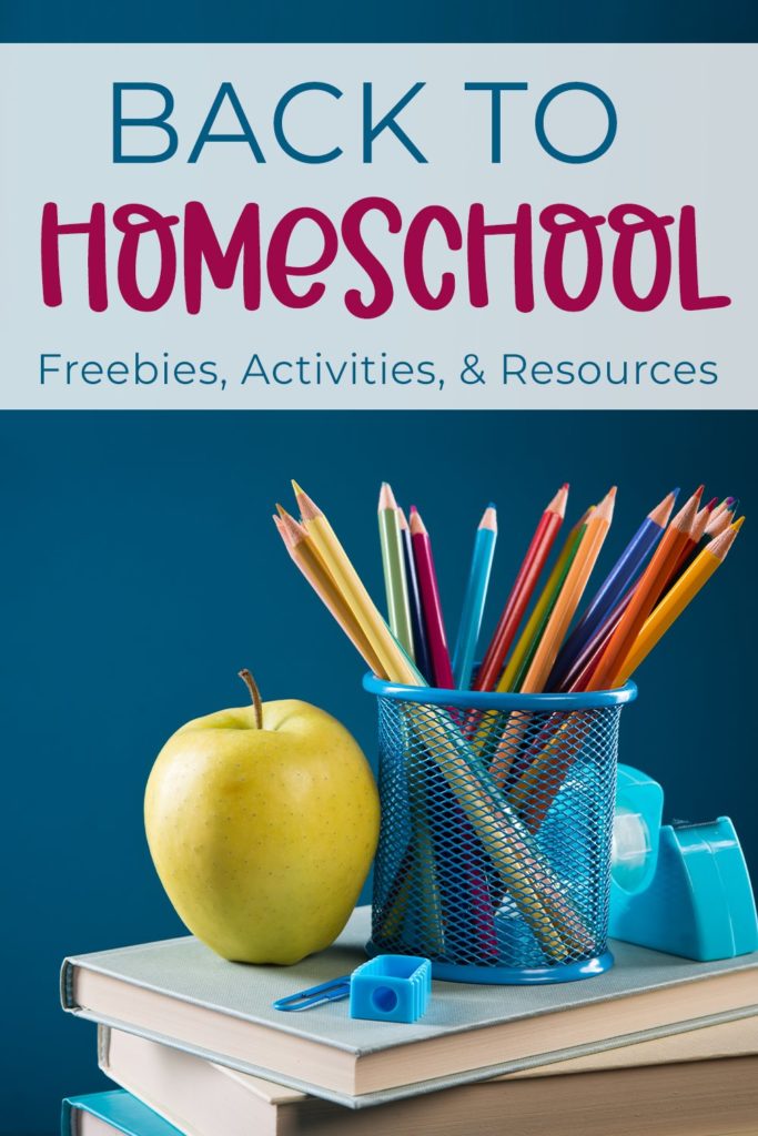 Back to Homeschool Freebies, Activities, and Resources