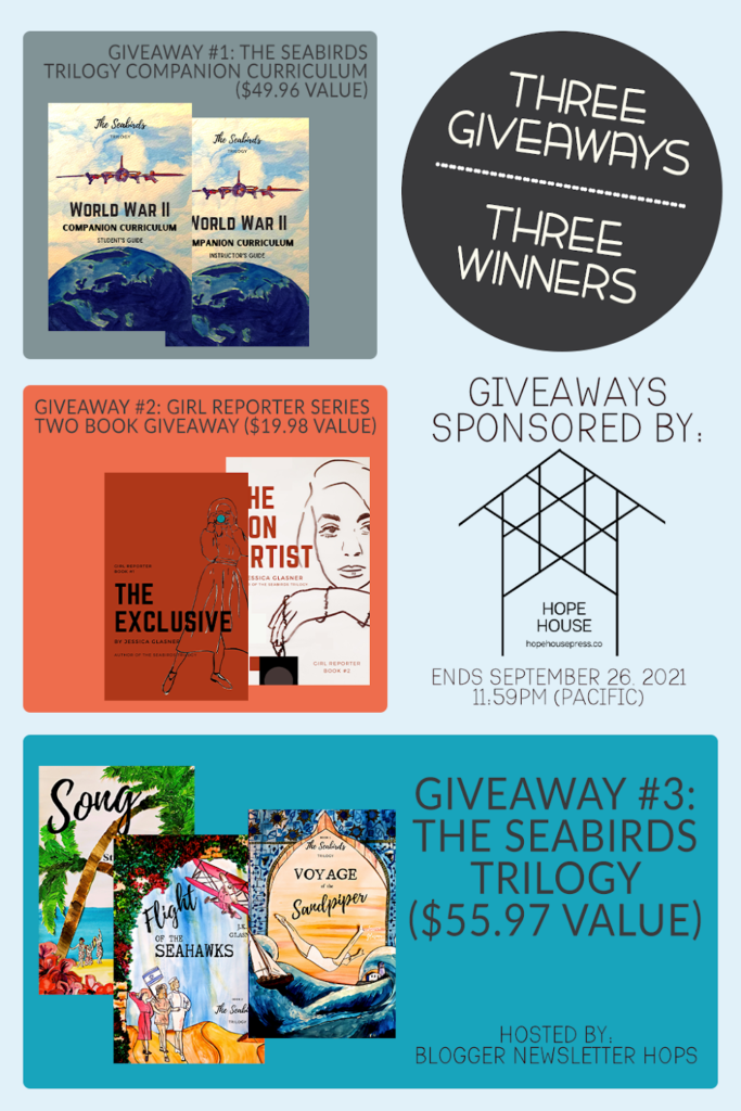 Three giveaways from Hope House Press