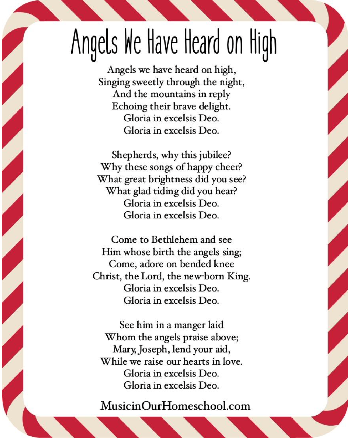 Christmas Carols Made Easy - Music in Our Homeschool