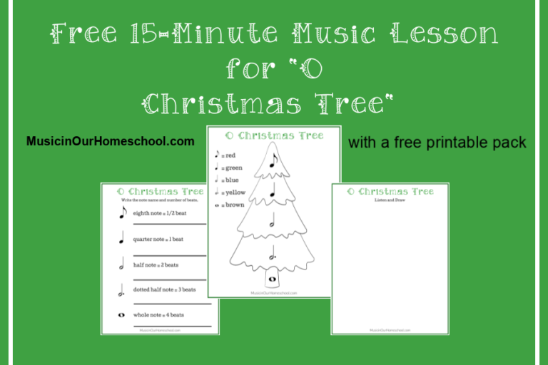 Free 15-Minute Music Lesson for “O Christmas Tree”