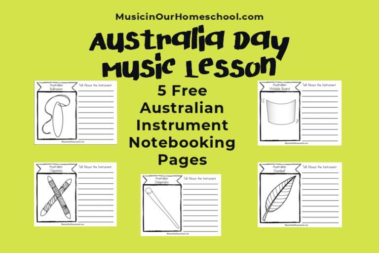 Australia Day Music Lesson