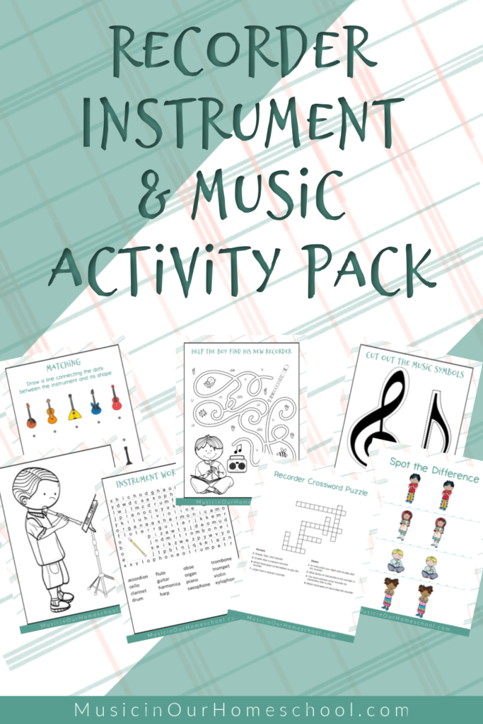 Recorder Activity Pack