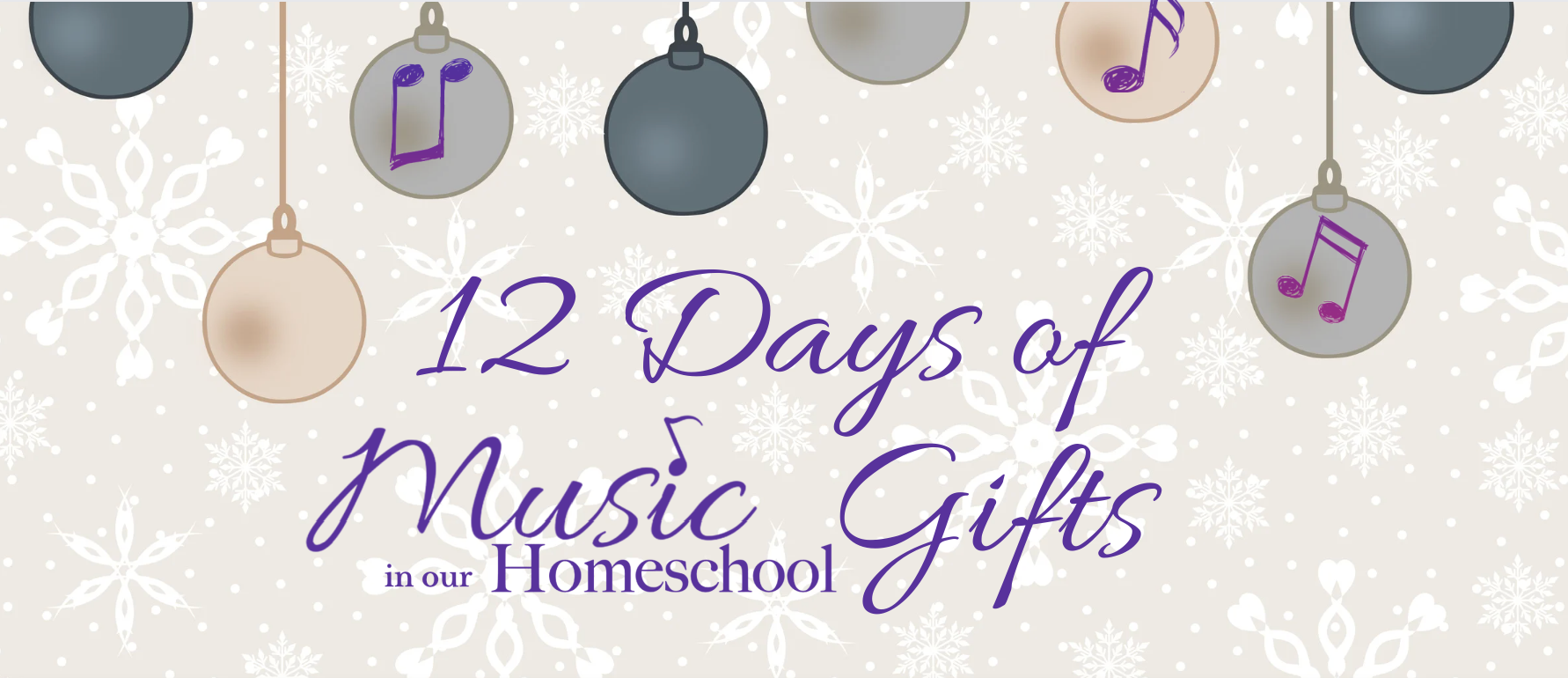 12 Days of Music in Our Homeschool gifts