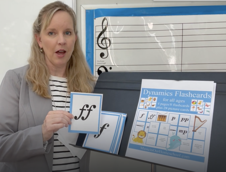 Tips for Teaching Dynamics to Kids with Flashcards and Picture Cards: 16 Homeschooling Tips for Including music education in your homeschool 
