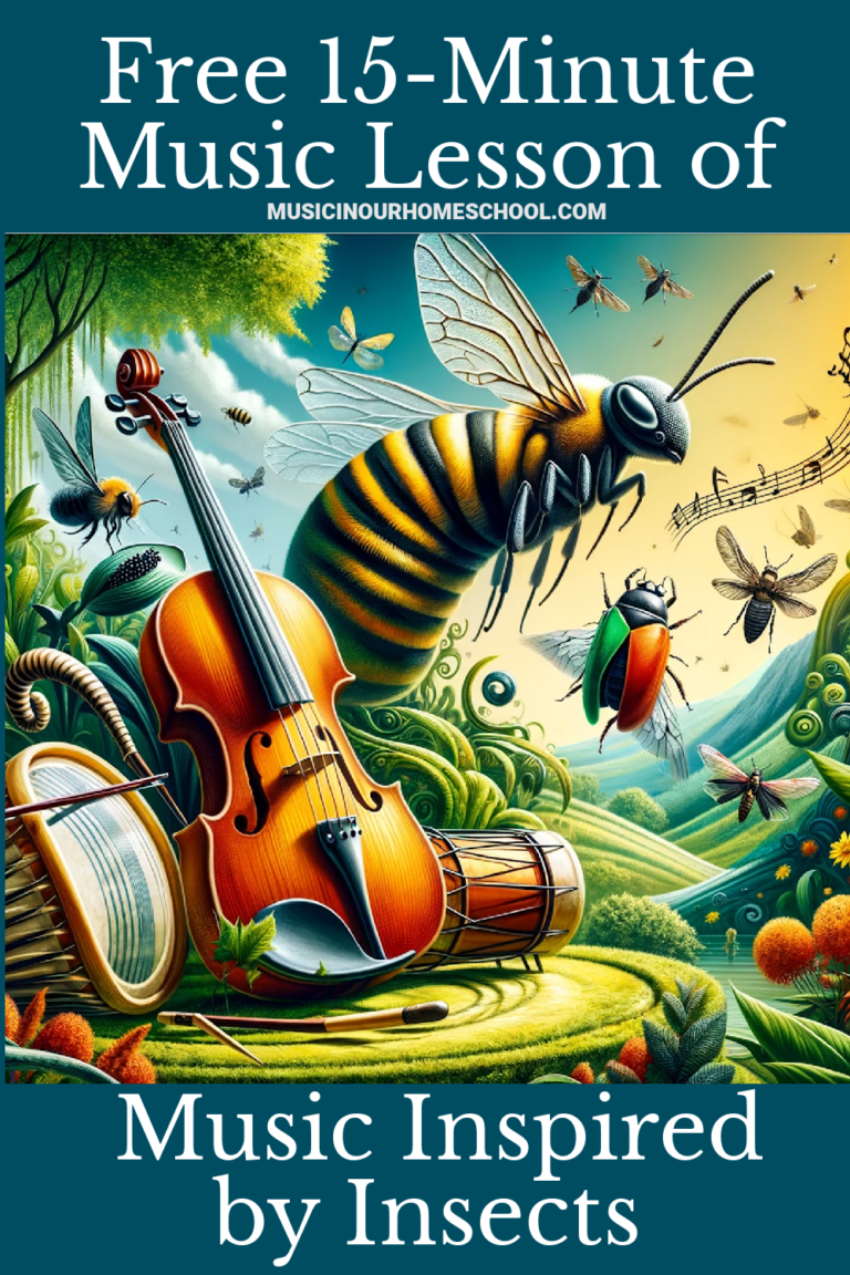 15-Minute Music Lesson of Music Inspired by Insects ~ Music in Nature ...