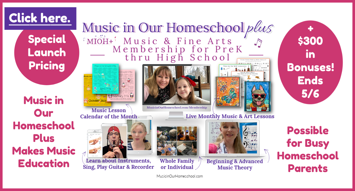 usic in Our Homeschool Plus is the music and fine arts membership for preschool through high school that makes it easy for homeschool families to include quality music education