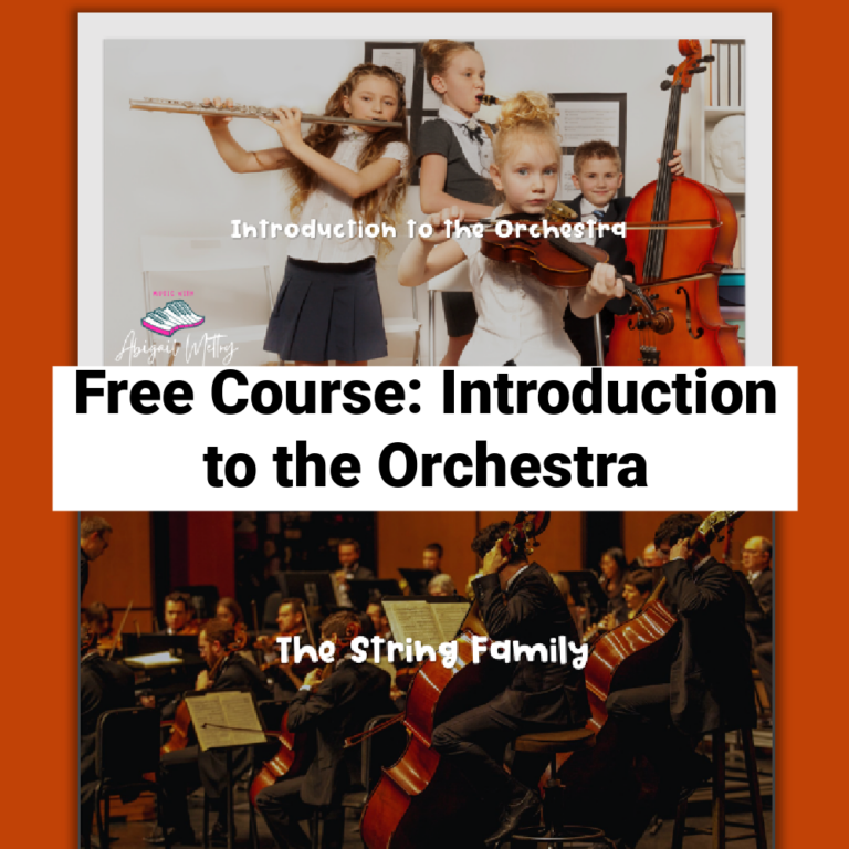 Introduction to the Orchestra: a Freebie