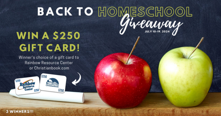 Back to Homeschool giveaway