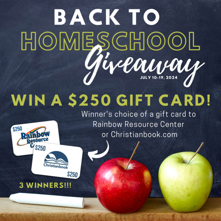 Back to Homeschool giveaway