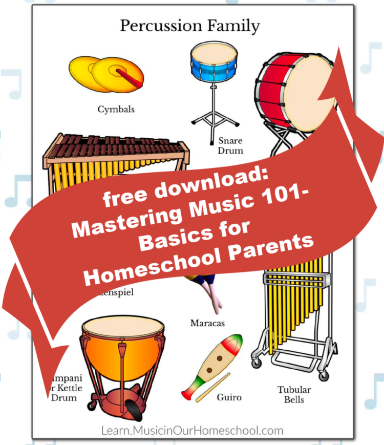 Free download Mastering Music 101 basics for homeschool parents