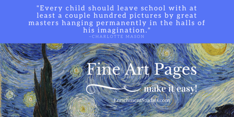 Fine Art Pages Charlotte Mason quote