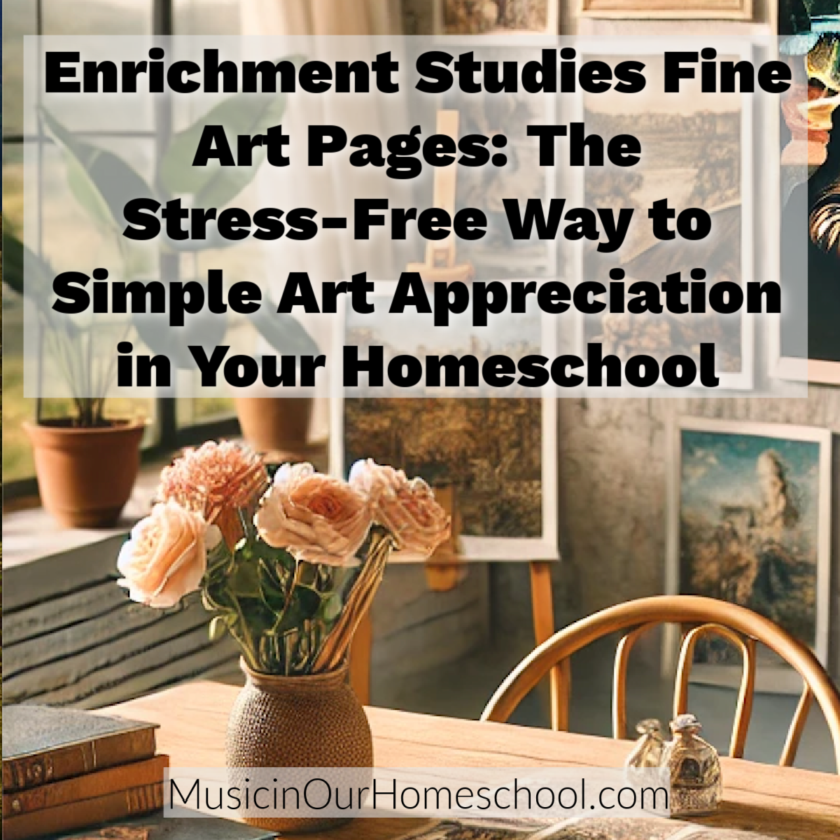 Enrichment Studies Fine Art Pages: The Stress-Free Way to Simple Art Appreciation in Your Homeschool