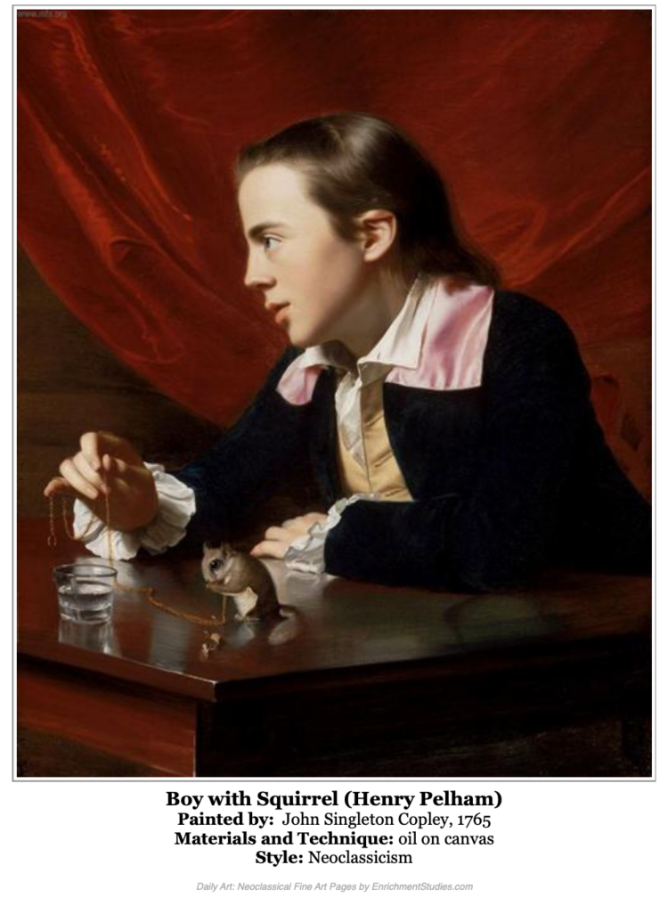 Boy with Squirrel by Copley