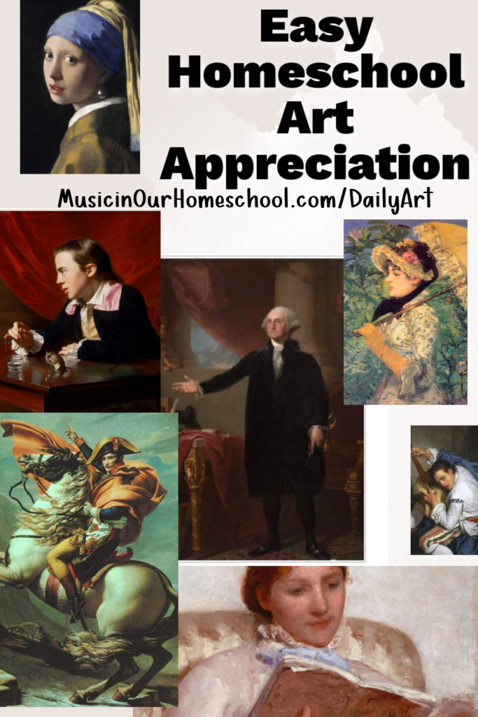 Easy Homeschool Art Appreciation with Daily Art courses