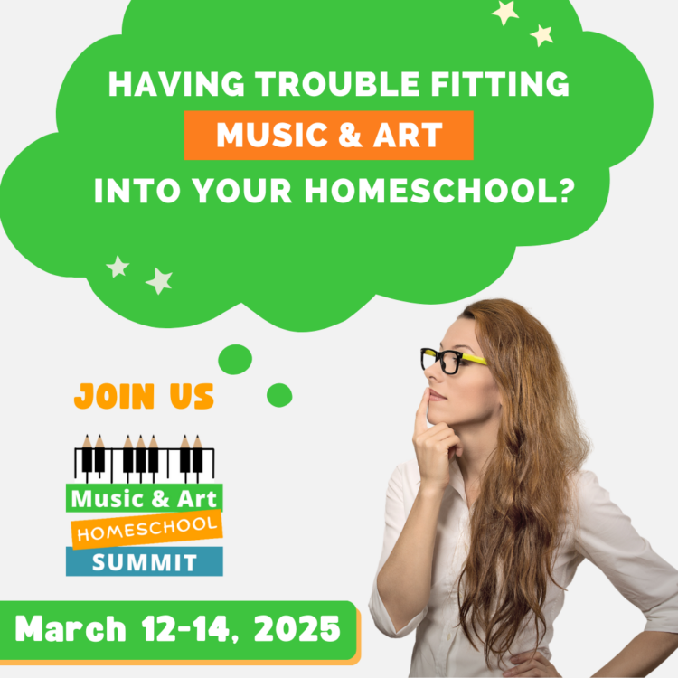 Having trouble fitting music and art into your homeschool?